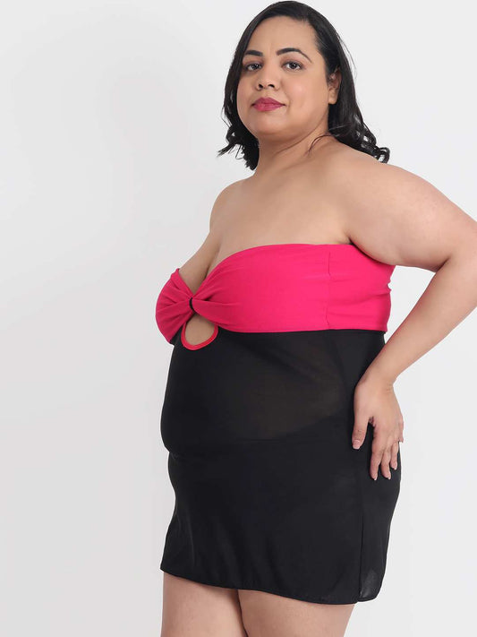 plus-size-sexy-strapless-babydoll-bikini-dress-for-honeymoon-b5k