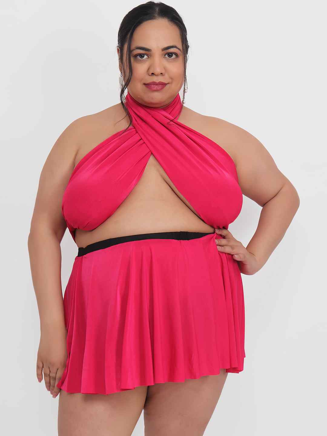 plus-size-sexy-2-pc-babydoll-bikini-dress-for-honeymoon-b6c - | Buy Online from Klamotten