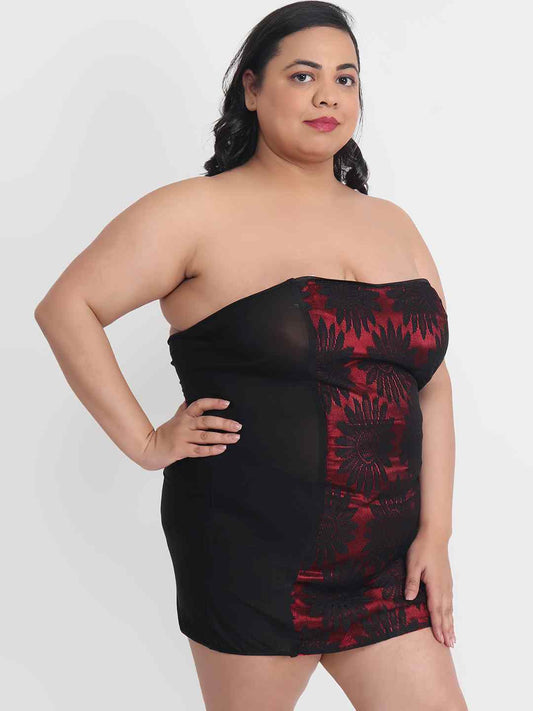 sexy-plus-size-babydoll-bikini-dress-for-honeymoon-bb13m