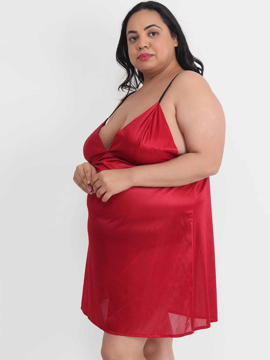 sexy-plus-size-satin-babydoll-honeymoon-bikini-dress-bb34m
