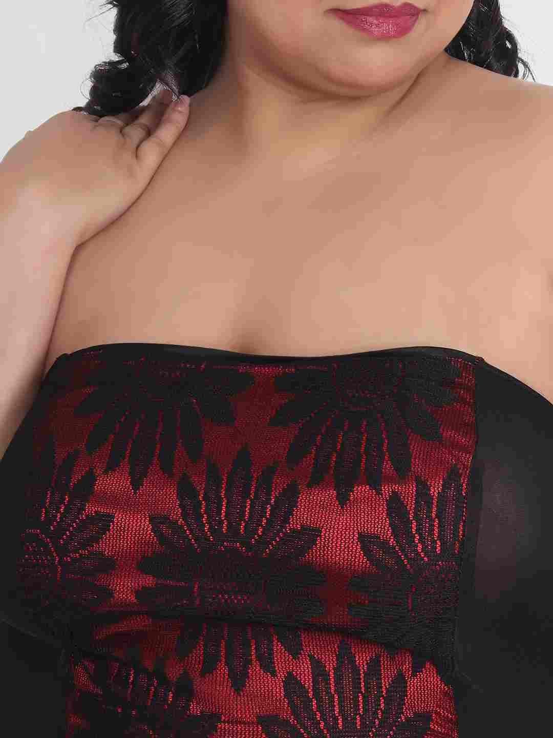 sexy-plus-size-babydoll-bikini-dress-for-honeymoon-bb13m - | Buy Online from Klamotten