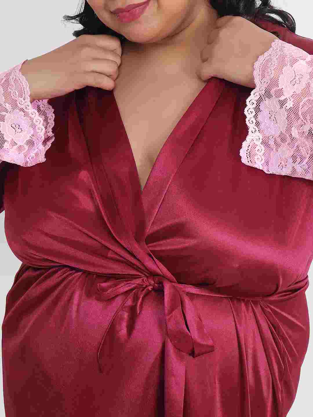 sexy-plus-size-bikini-robe-dress-for-honeymoon - | Buy Online from Klamotten