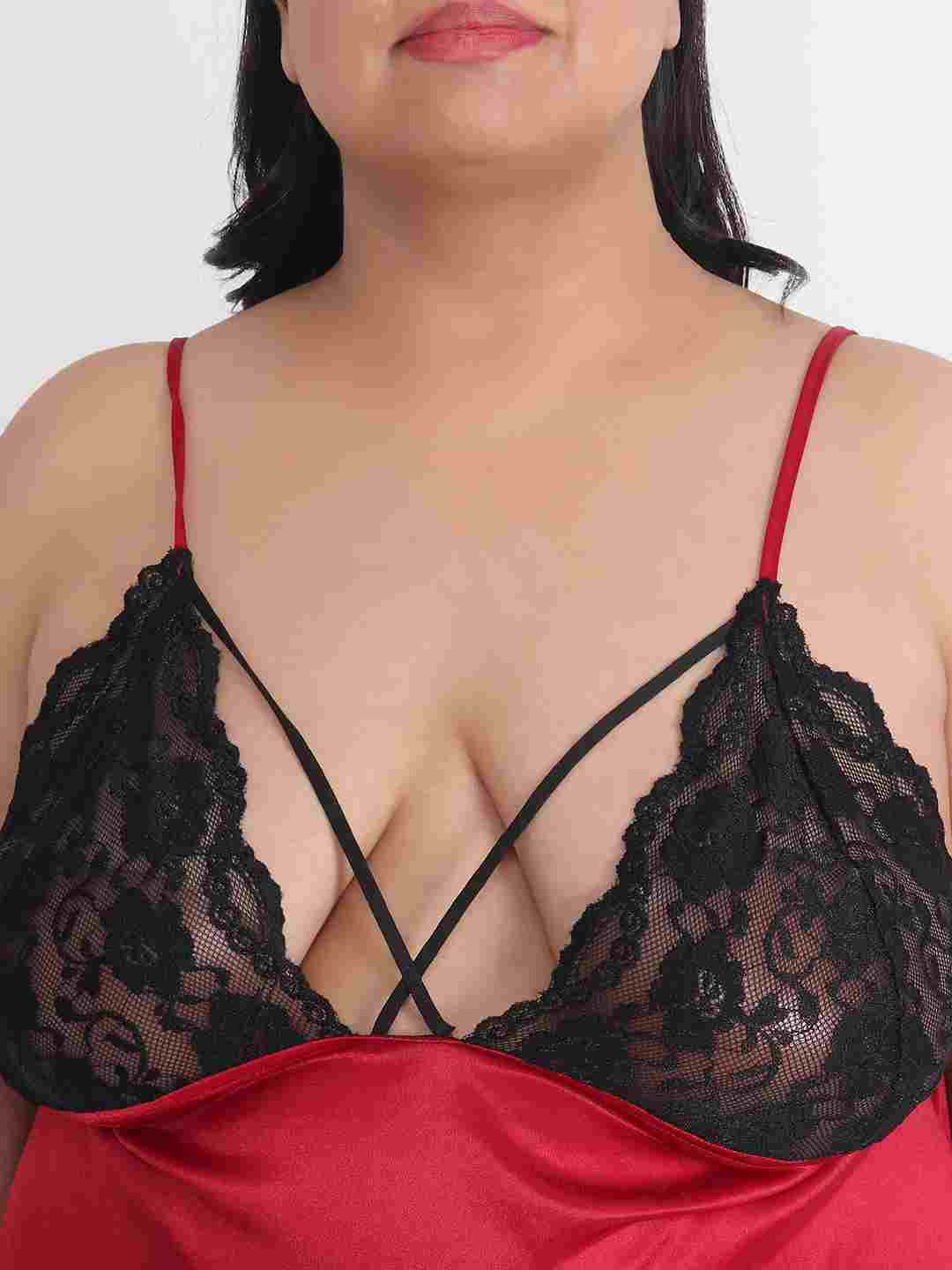 plus-size-sexy-honeymoon-bikini-babydoll-dress-bb39m - | Buy Online from Klamotten