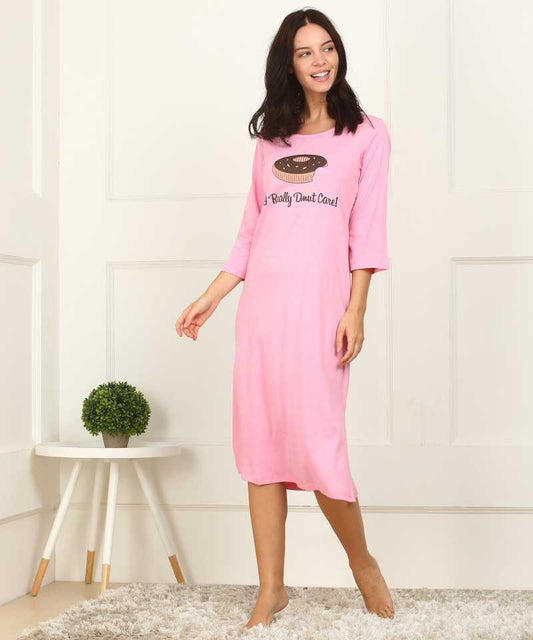 Klamotten Women's Printed Sleepshirt DB23R