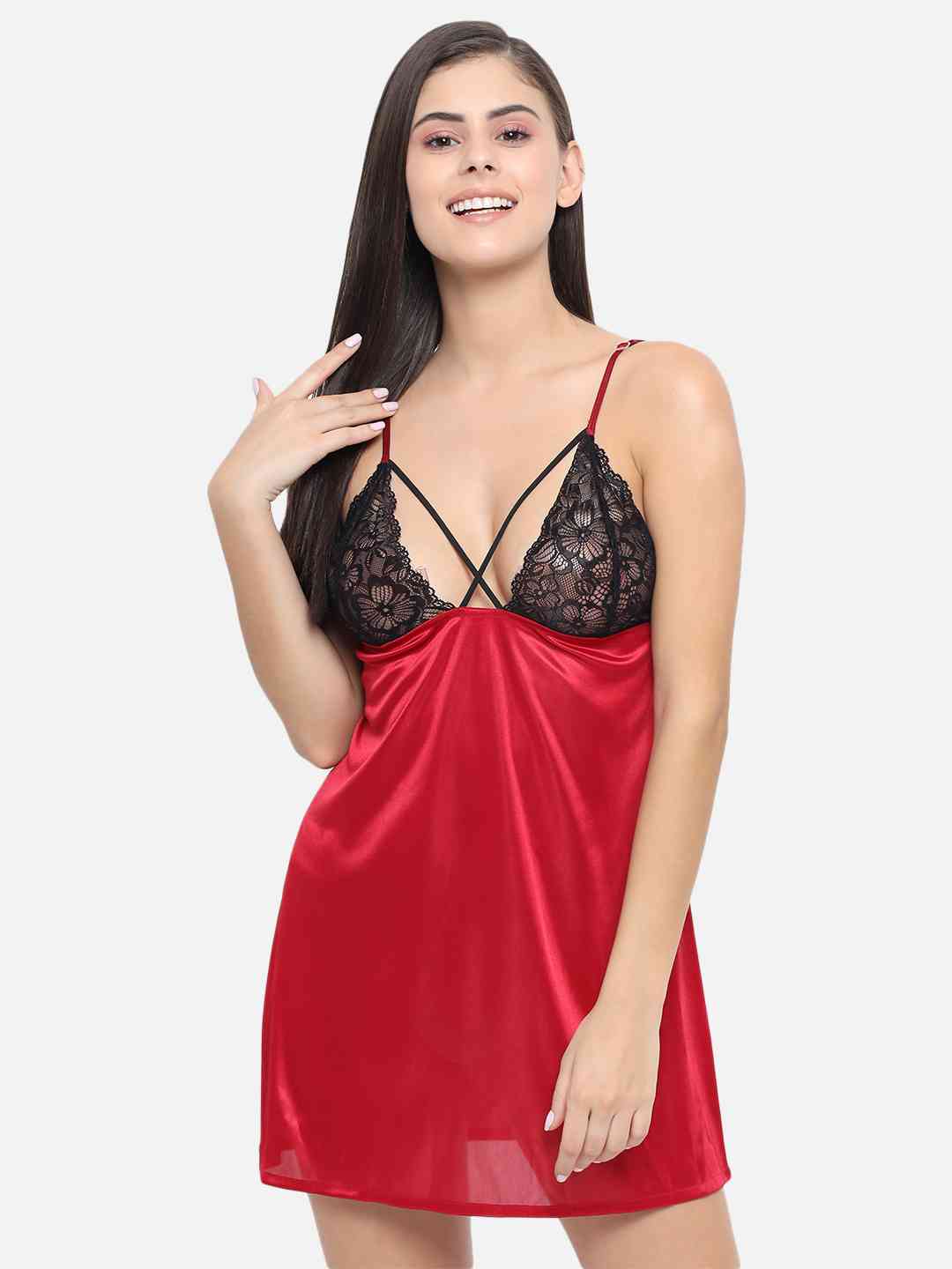 sexy-honeymoon-bridal-hot-nightdress-babydoll-lingerie-b39m - | Buy Online from Klamotten