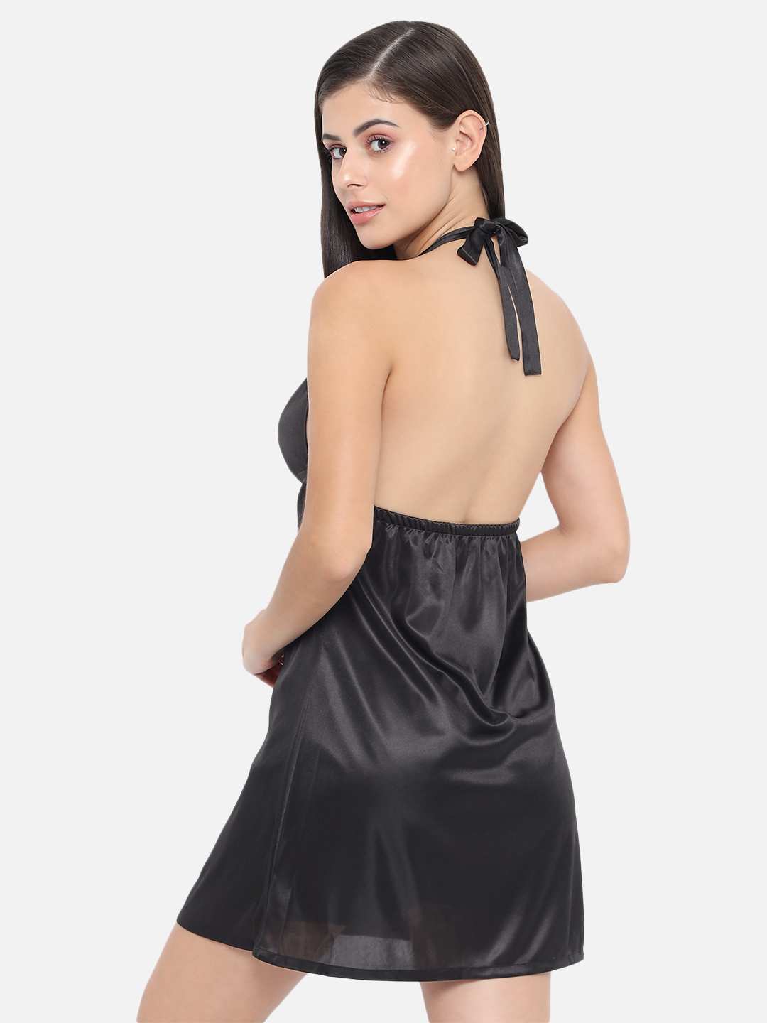 Sexy Honeymoon Black Babydoll Lingerie Bikini Dress B41K Klamotten Sexy Honeymoon Black Babydoll Lingerie Bikini Dress B41K Klamotten