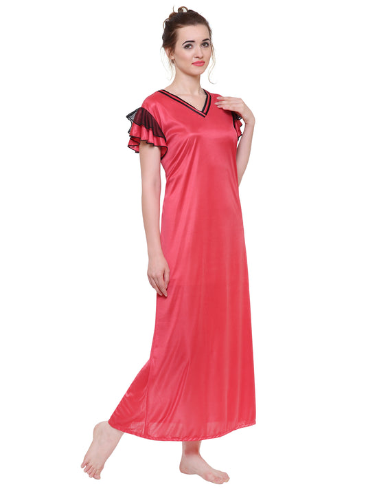 satin maxi dress and nighty for plus size women