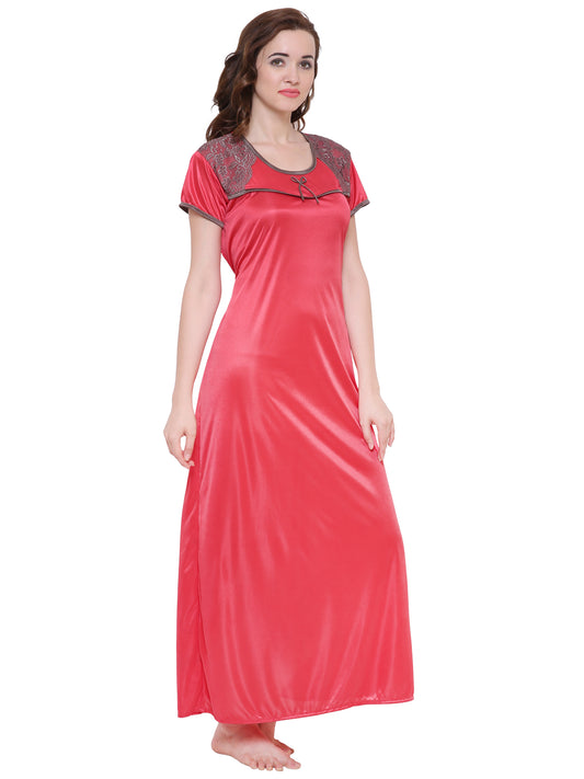 plus size maxi nightdress and satin long nighty for women in big size