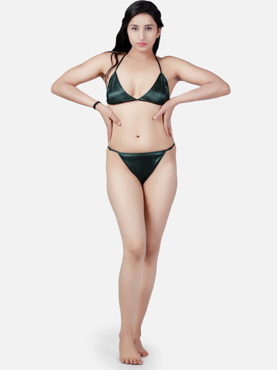 Women's Sexy Green Honeymoon Bikini Set