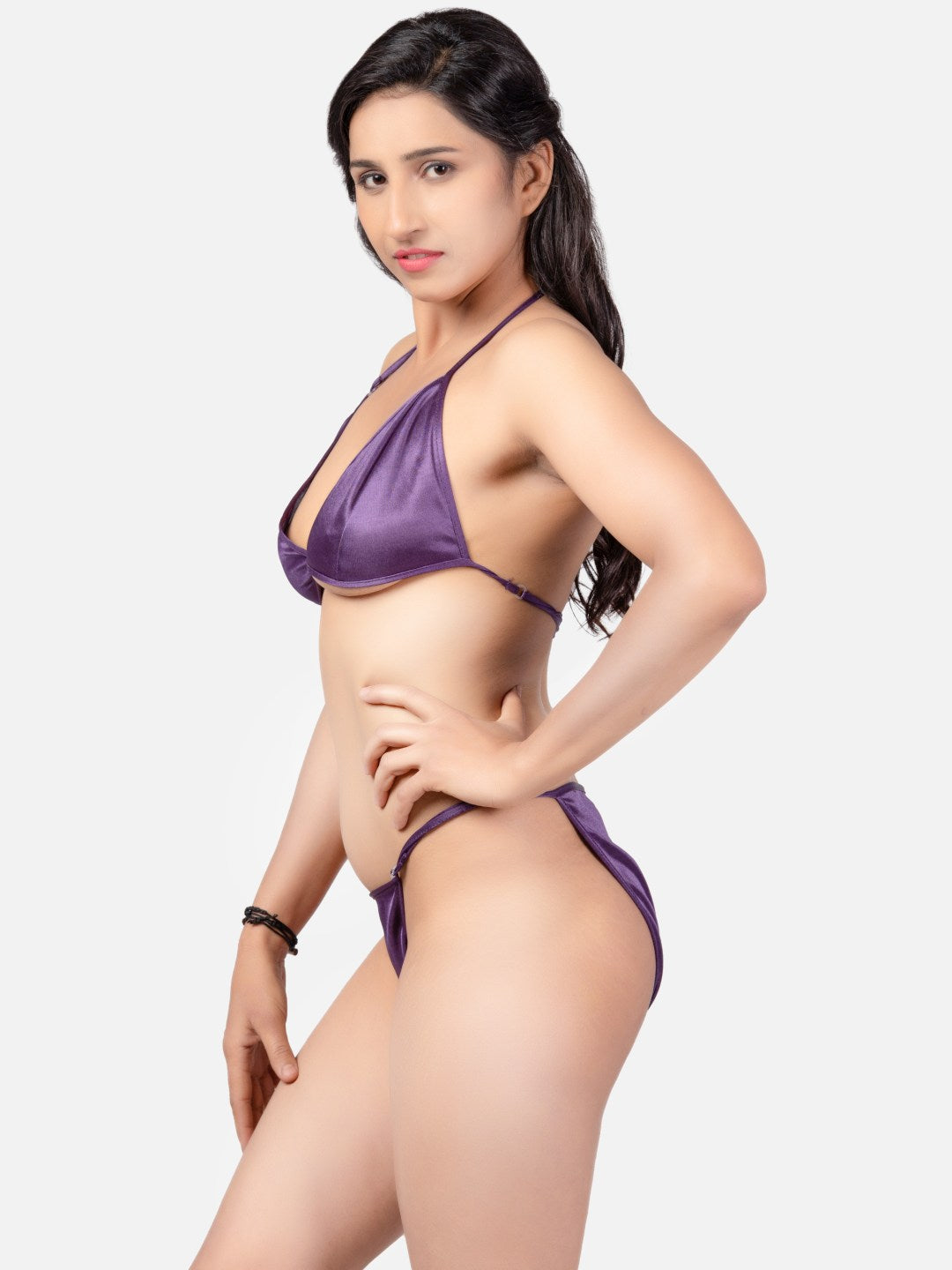 Women's Sexy Purple Honeymoon Bikini Set