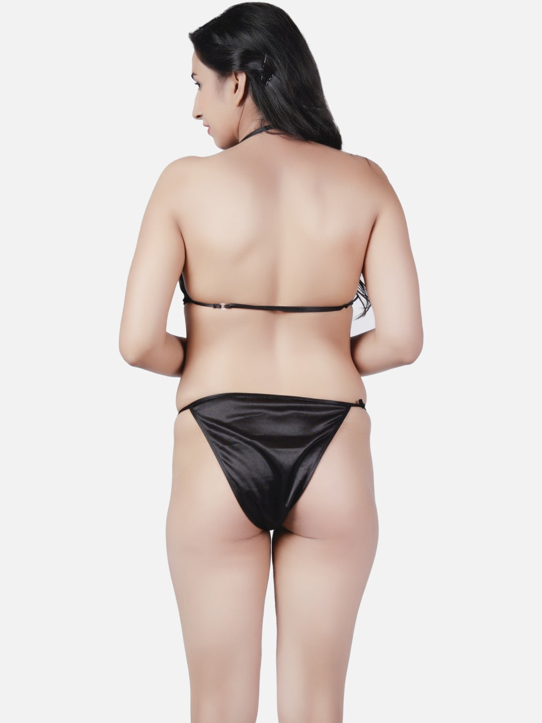 Women's Sexy Black Honeymoon Bikini Set