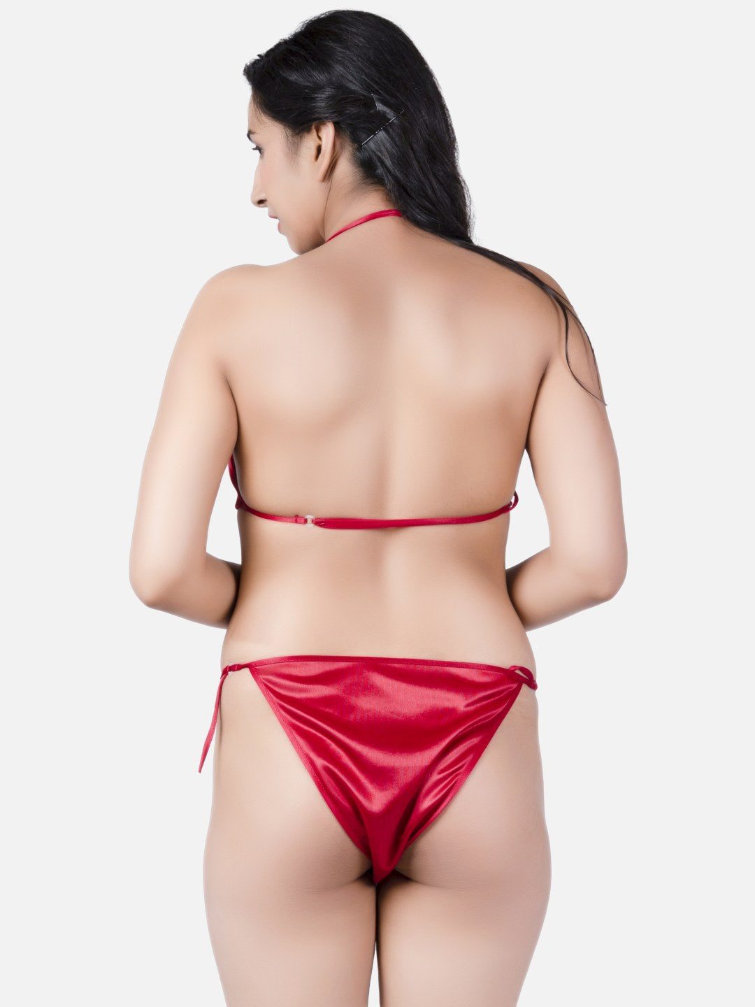 Women's Sexy Maroon Honeymoon Bikini Set