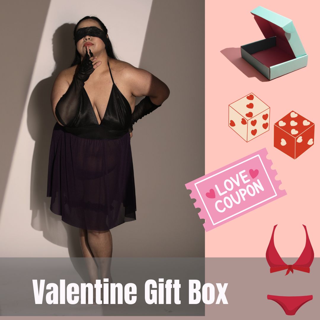 Klamotten Valentine's Day Gift Box With Babydoll Dress