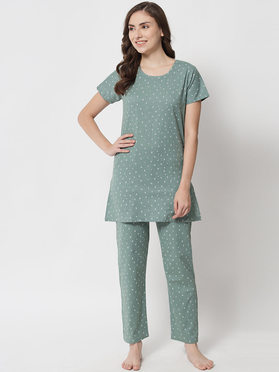 Plus size cotton coord sets for women