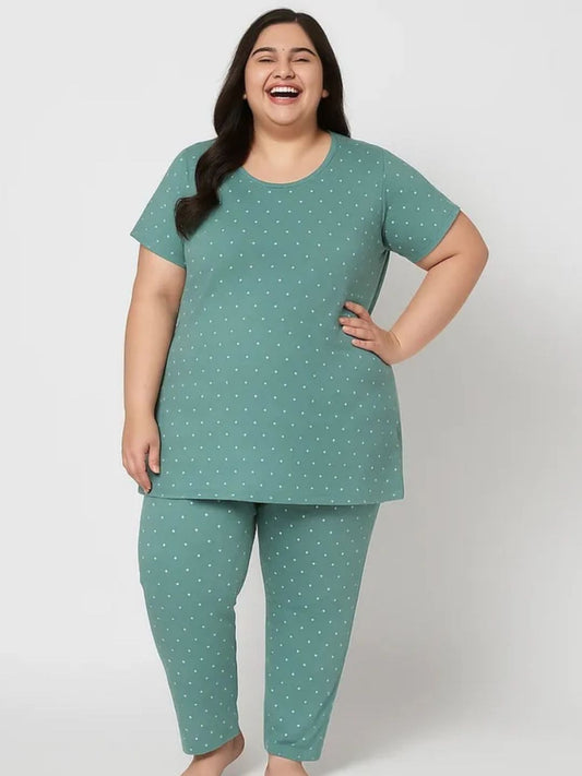 plus size cotton nightsuits