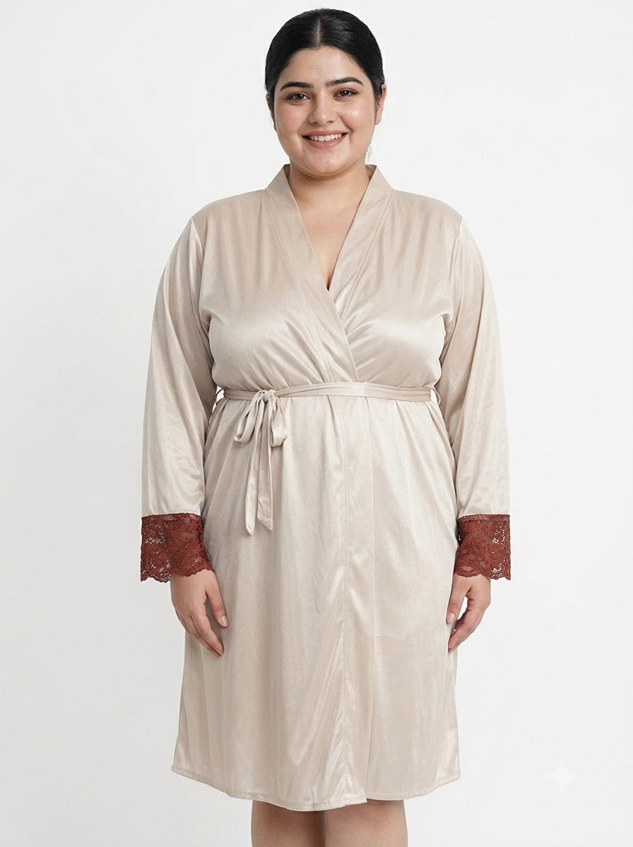 Satin Robe Set BB209AC -  | Buy Online from Klamotten