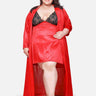 Plus Size Hot Two Piece Babydoll Bikini Dress for Honeymoon BB301M