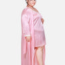 Plus Size Hot Two Piece Light Pink Babydoll Night Dress for Women 302Hl-klamotten