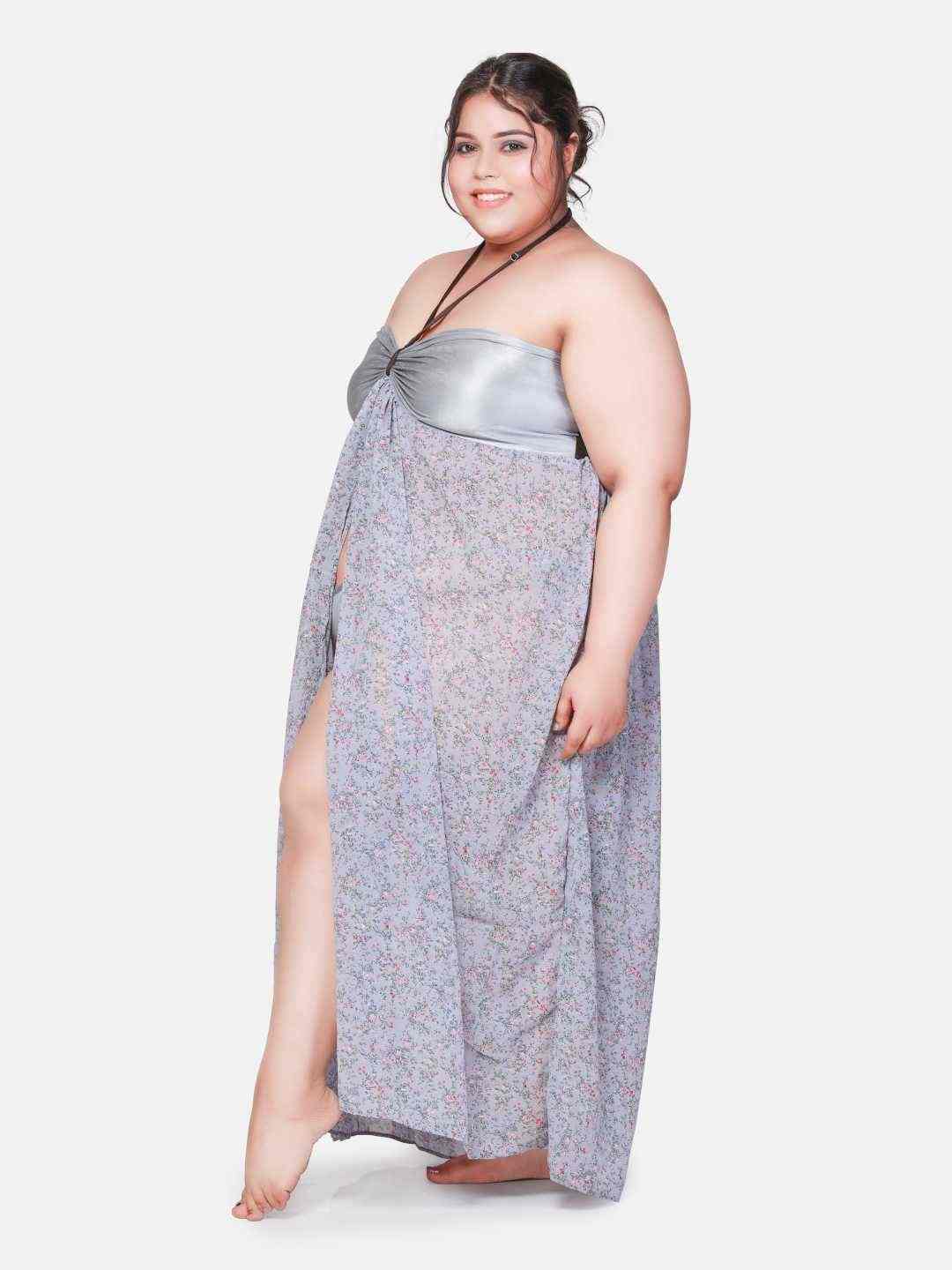 Sexy Plus Size Babydoll Honeymoon Night Dress for Women K3Z0
