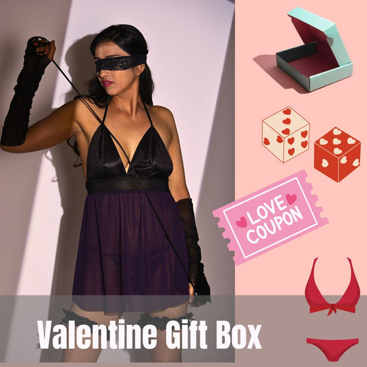 Klamotten Valentine's Day Gift Box With Babydoll Dress