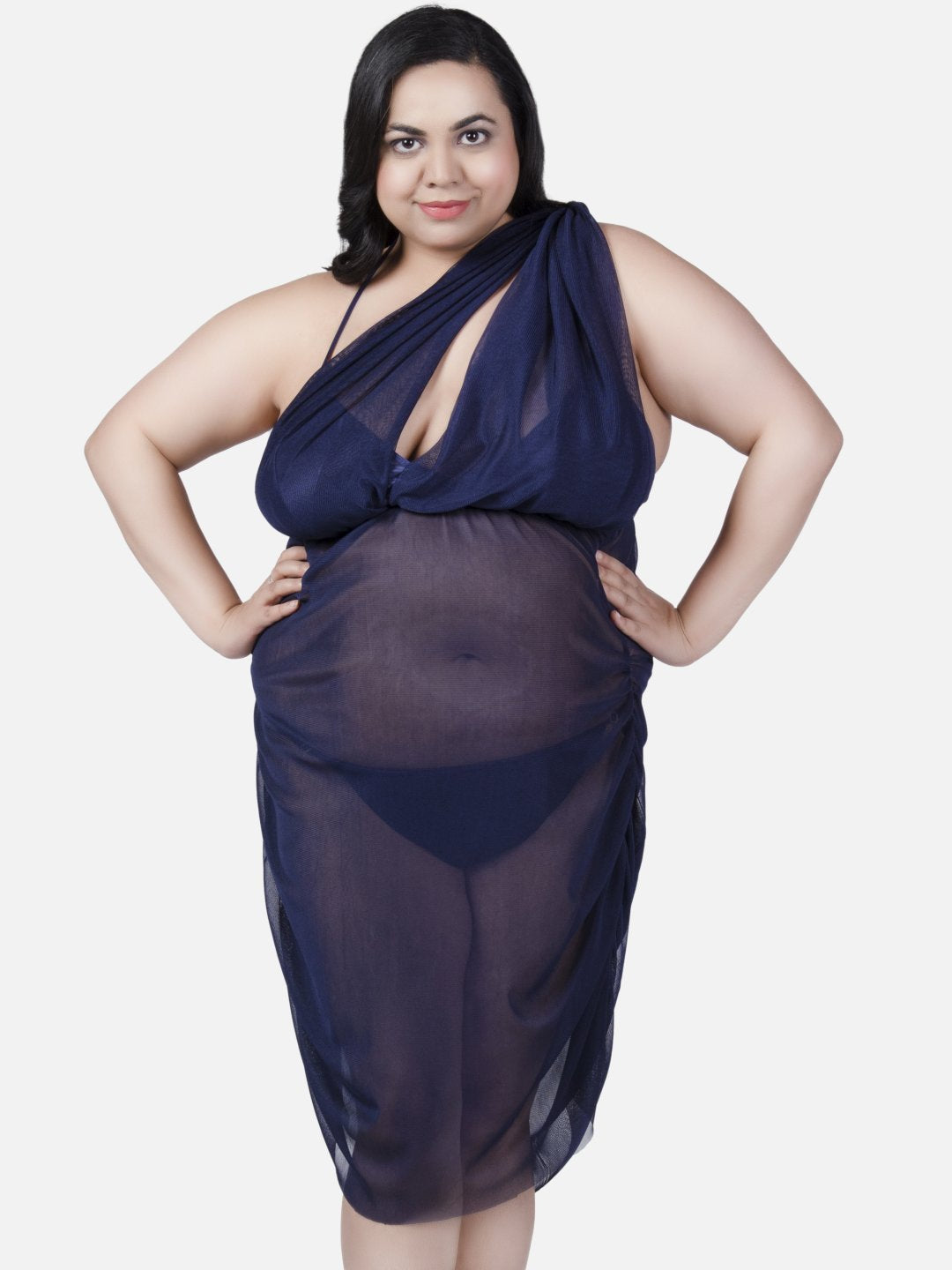 Honeymoon Transparent Night Suit For Ladies Plus Size Sexy