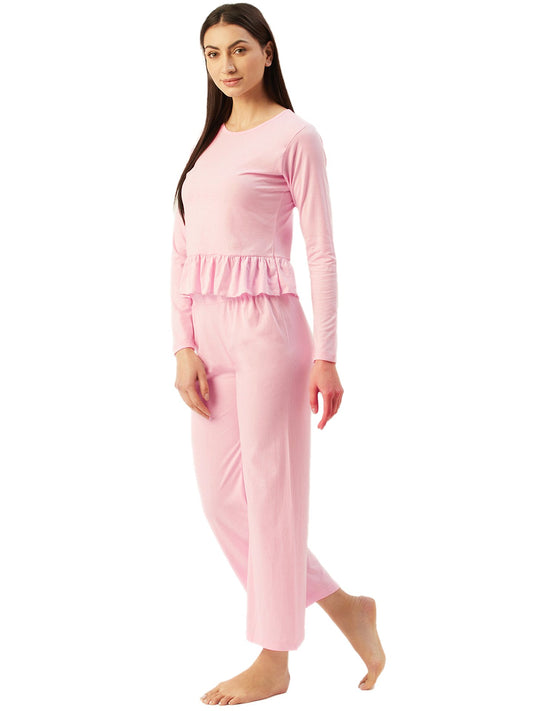 Klamotten Women's Top & Pyjama Nightsuit N106Rb