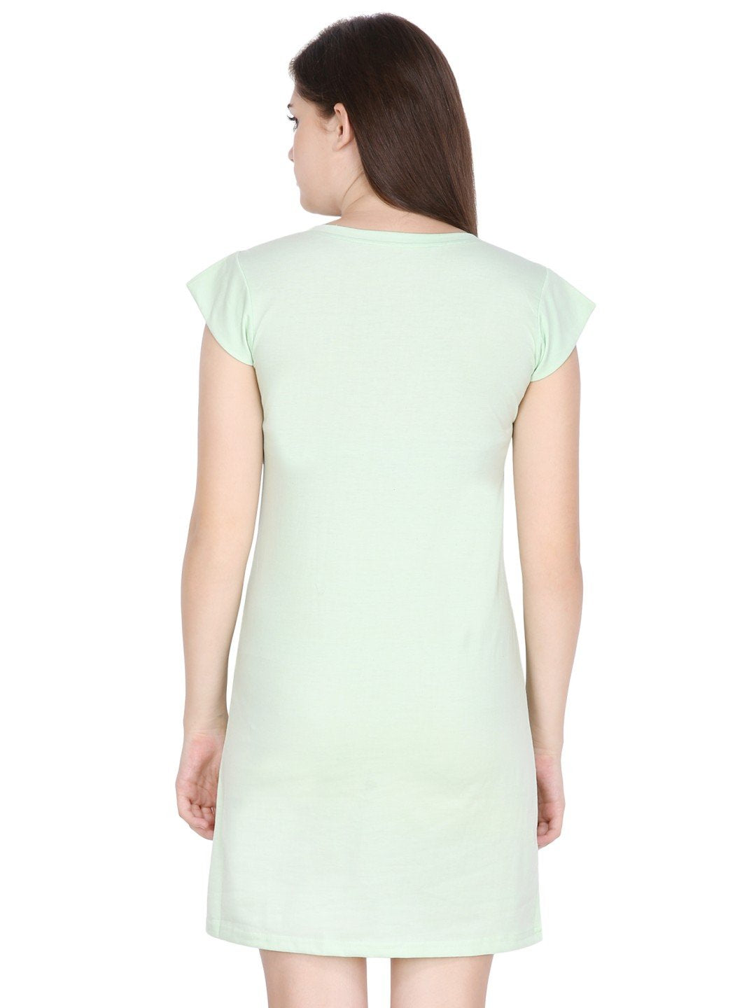 Klamotten Women's Printed Cotton Sleepshirt S10Gs