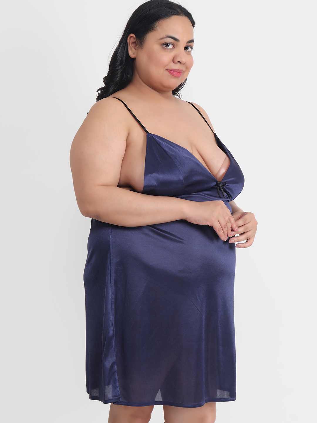 Plus Size Hot Bikini Navy Babydoll Dress for Honeymoon BB34N Klamotten Plus Size Hot Bikini Navy Babydoll Dress for Honeymoon BB34N Klamotten