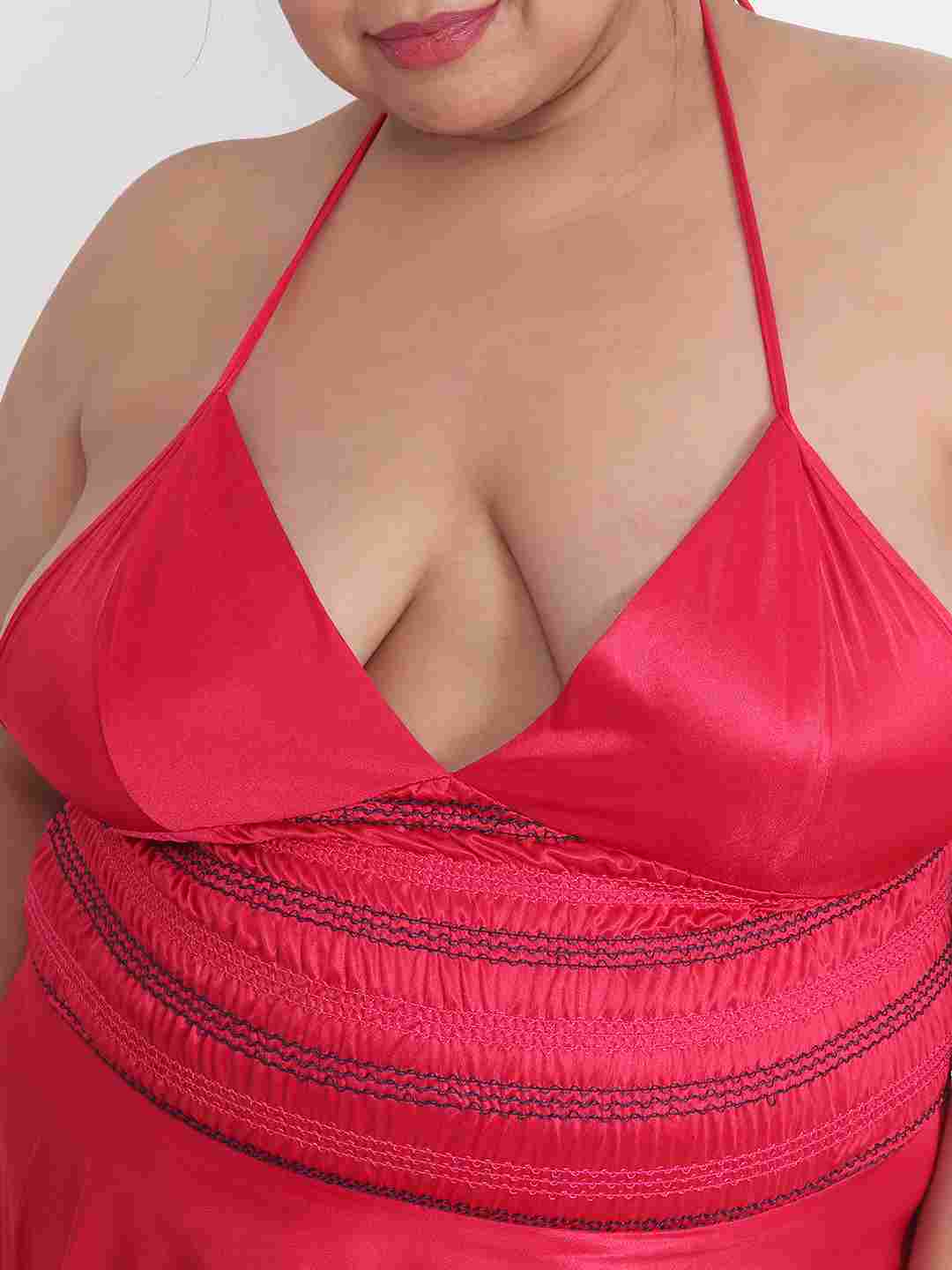 Plus Size Hot Short Red Bikini Dress for Honeymoon BB35C