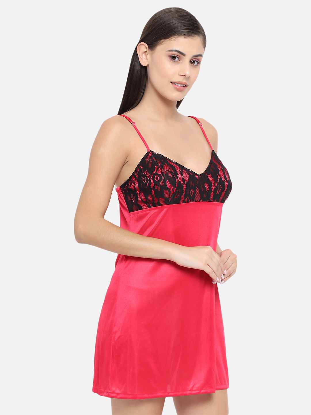 Cheibear Womens 4pcs Sleepwear Pjs Satin Lingerie Cami With Shorts Robe  Pajama Set Red Large : Target